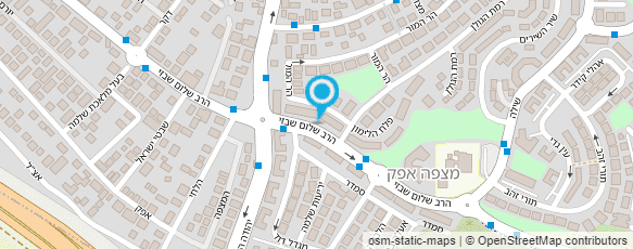 מפת הגעה אל פיצה שמש ראש העין