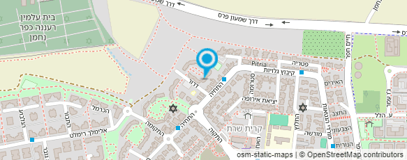 מפת הגעה אל נעמה כהן תכנון ועיצוב פנים
