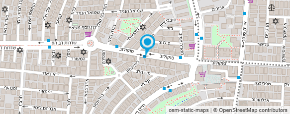 מפת הגעה אל טדי וטס חולון