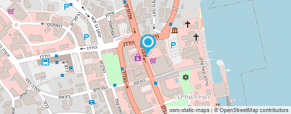 מפת הגעה אל לשכת מודיעין לתיירים