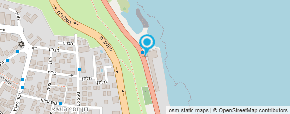 מפת הגעה אל מלון חוף רון