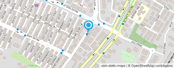 מפת הגעה אל מסגריית איריס-מסגירות כללית