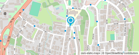 מפת הגעה אל בית ספר לחנוך מיוחד אזורי "רננים"