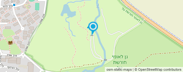 מפת הגעה אל גן לאומי חורשת טל