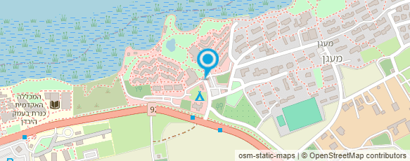 מפת הגעה אל כפר הנופש מעגן עדן