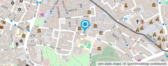 מפת הגעה אל בית הכנסת האיטלקי