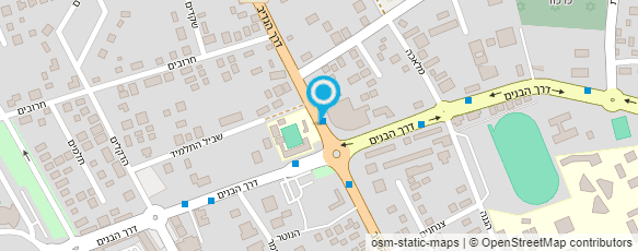 מפת הגעה אל מגדלי דבורים בעמק חפר והשרון; שותפות חקלאית לשווק דבש