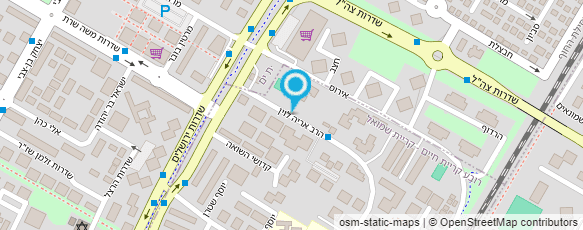 מפת הגעה אל "בית חיה" - בית ספר חב"ד בנות יסודי