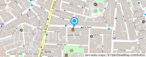 מפת הגעה אל המוזיאון לאמנות המזרח הרחוק רמת-גן ע"ש יחיאל נהרי