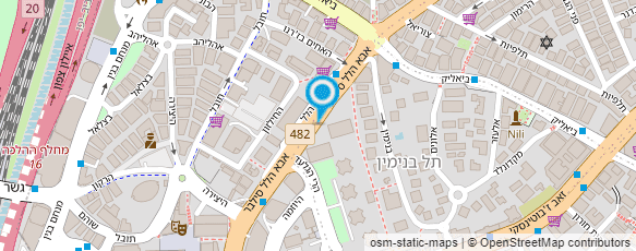 מפת הגעה אל עו"ד אונגר גיורא