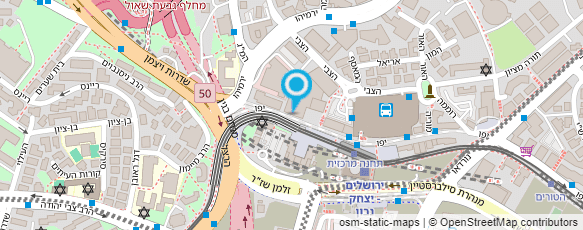 מפת הגעה אל "עזרא" - תנועת הנוער החרדי לאומי בא"י