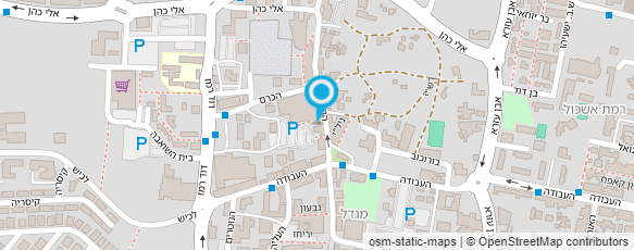 מפת הגעה אל רוזנר ישראל