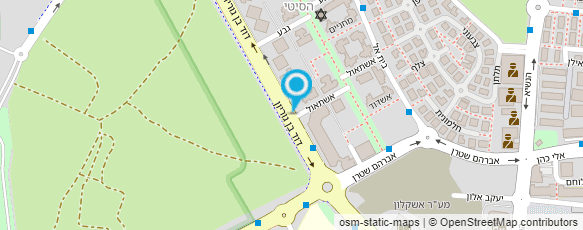 מפת הגעה אל המועצה הדתית אשקלון