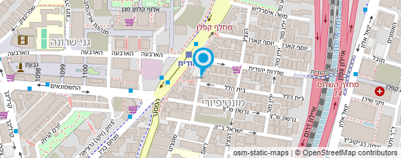 מפת הגעה אל מעריב לב-רם שיווק בע"מ