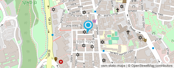 מפת הגעה אל מרכז הפיצוח והמעדנים