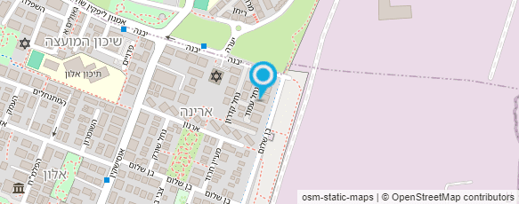 מפת הגעה אל רוני הרצל