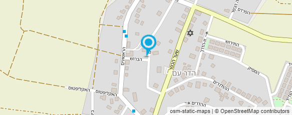 מפת הגעה אל אופיר מזרחי