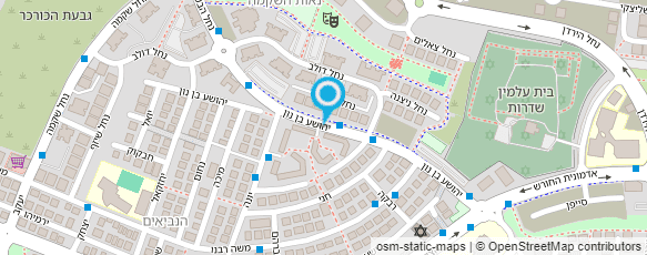 מפת הגעה אל מעוז שקמים בי"ס ממלכתי