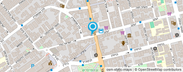 מפת הגעה אל "פאניקה"-חנות מוסיקה נוסטלגית