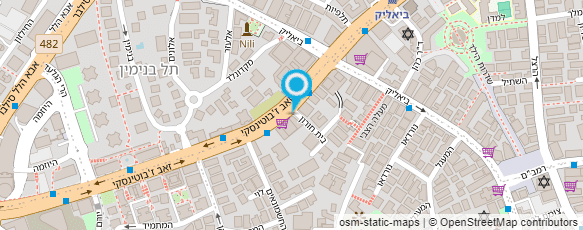 מפת הגעה אל "הכל לתעשיה" מ.ל.ד. שיווק והפצה בע"מ