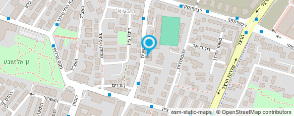 מפת הגעה אל אגודה למען העיוור