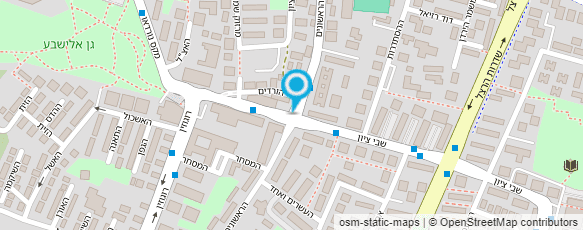 מפת הגעה אל מועצת פועלי אשדוד