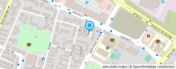 מפת הגעה אל בי"ס ממלכתי יסודי "אחדות"