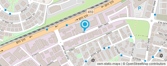 מפת הגעה אל מוסך שבו