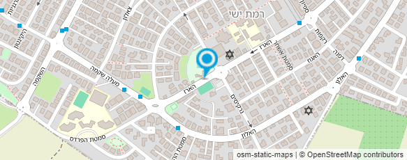 מפת הגעה אל רמי יוספוב עיצוב שיער
