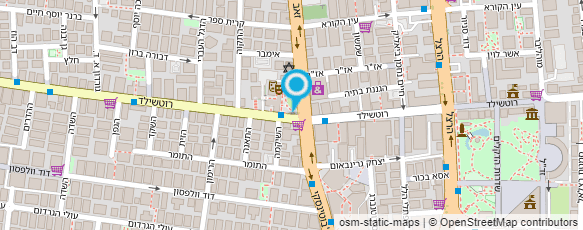 מפת הגעה אל ההסתדרות החדשה במרחב ראשון לציון