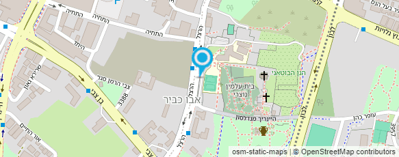 מפת הגעה אל בית ספר לטבע סביבה וחברה