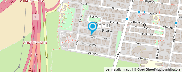 מפת הגעה אל גן הסדינים