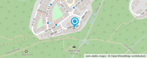 מפת הגעה אל שרת - מסד לידה