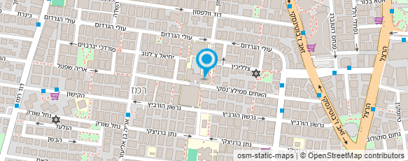 מפת הגעה אל גמנסיה ריאלית ע"ש א. קררי