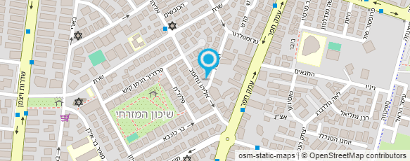 מפת הגעה אל ד"ר זקס צבי וצביה