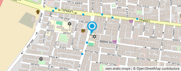 מפת הגעה אל הראל בי"ס ממלכתי דתי