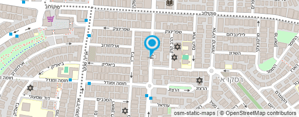 מפת הגעה אל עו"ד בן חיים-מנדר ריקי