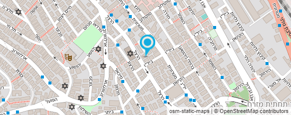 מפת הגעה אל סלון לחייטות יחיאל