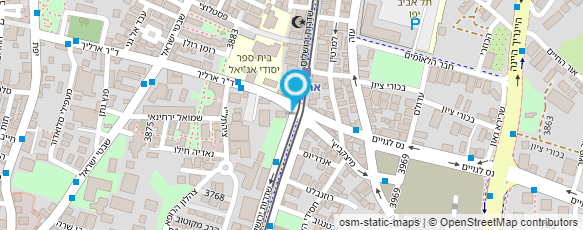 מפת הגעה אל קשת - האגודה למען הקשיש