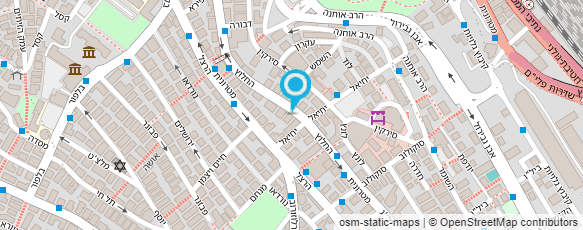 מפת הגעה אל מושיעשווילי אהרון