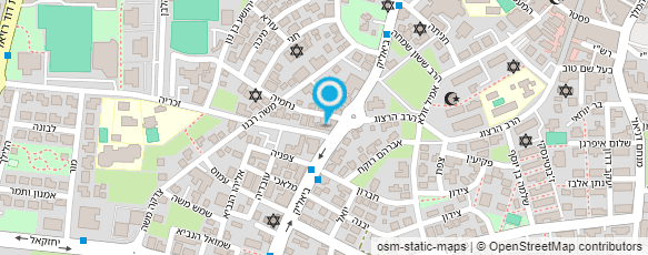 מפת הגעה אל בי"ס ברנקו וויס