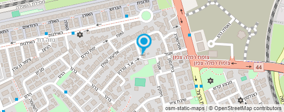 מפת הגעה אל מועצת פועלים אזורית רמלה