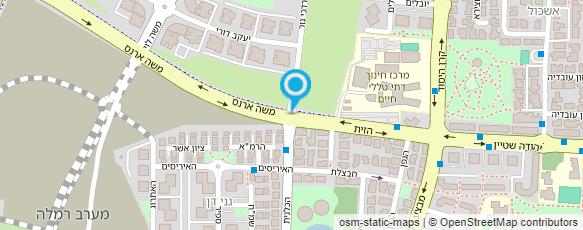 מפת הגעה אל תיכון מקיף ע"ש ת. רקוסין