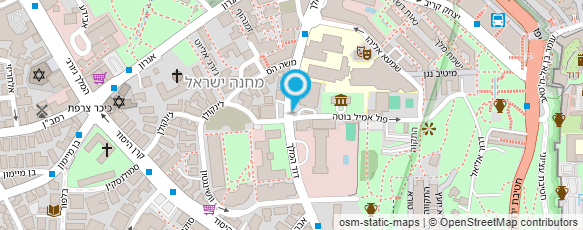 מפת הגעה אל המספרה של ז'אקי