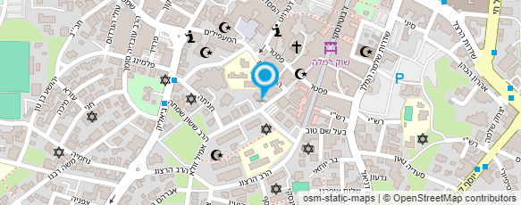 מפת הגעה אל תנורי דניאל