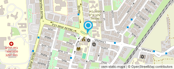 מפת הגעה אל מועצה מקומית באר יעקב