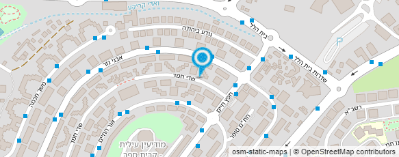 מפת הגעה אל הלוי הרב יחיאל