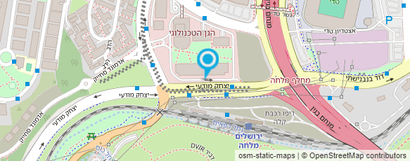 מפת הגעה אל מ.ל.ל. ירושלים בע"מ