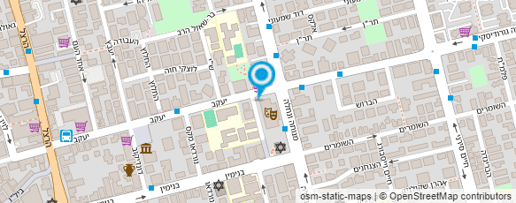 מפת הגעה אל בי"ס סמילנסקי