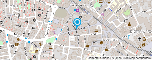 מפת הגעה אל כובעי פרסטר